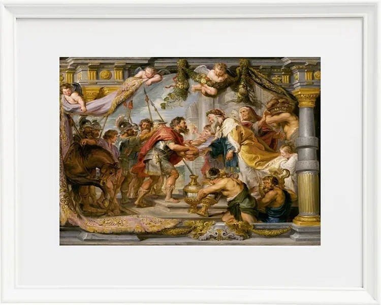 Das Treffen von Abraham und Melchisedek – 1626