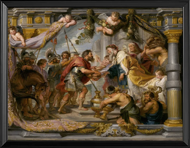 Das Treffen von Abraham und Melchisedek – 1626