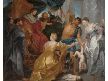 Das Urteil Salomos – 1617