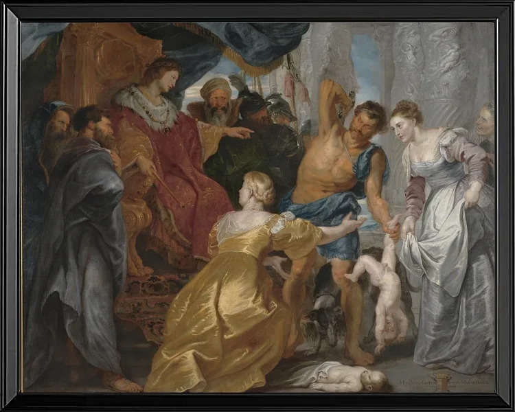 Das Urteil Salomos – 1617