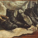 Drei Paar Schuhe - 1886