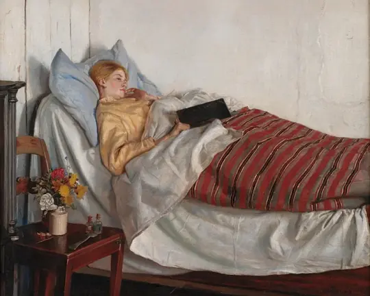 Das kranke Mädchen – 1882