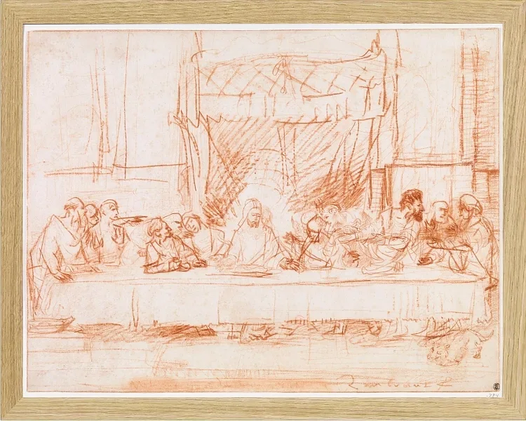 Das letzte Abendmahl, nach Leonardo da Vinci – 1635