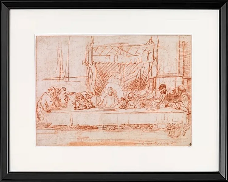 Das letzte Abendmahl, nach Leonardo da Vinci – 1635