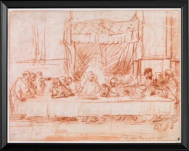 Das letzte Abendmahl, nach Leonardo da Vinci – 1635