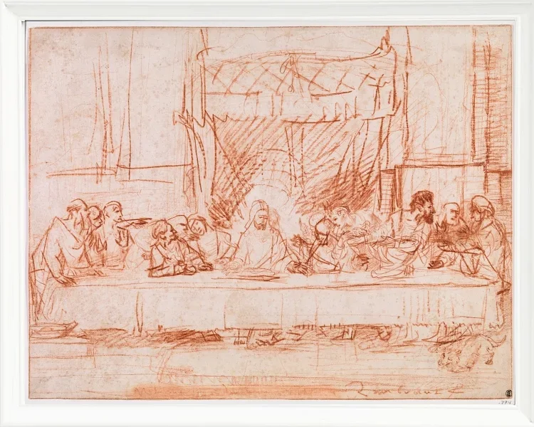 Das letzte Abendmahl, nach Leonardo da Vinci – 1635