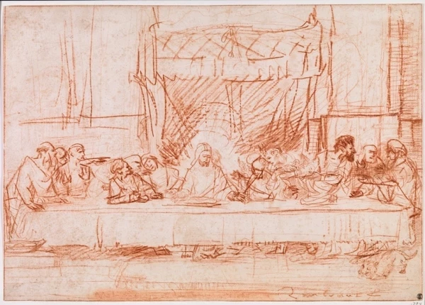 Das letzte Abendmahl, nach Leonardo da Vinci – 1635