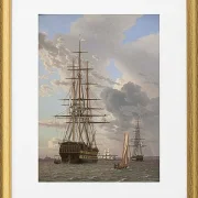 Das russische Linienschiff Asow - 1828