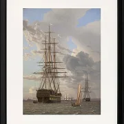 Das russische Linienschiff Asow - 1828