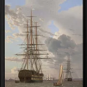 Das russische Linienschiff Asow - 1828