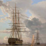 Das russische Linienschiff Asow - 1828