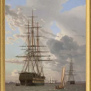 Das russische Linienschiff Asow - 1828