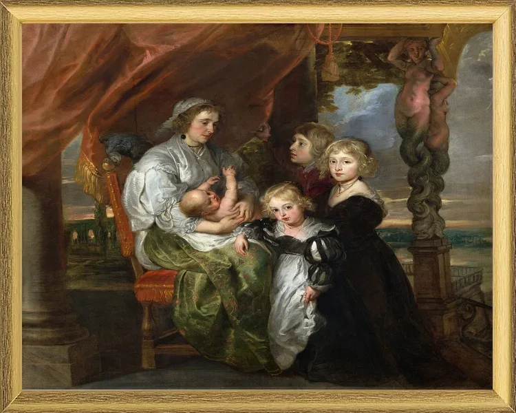 Deborah Kip und ihre Kinder – 1629