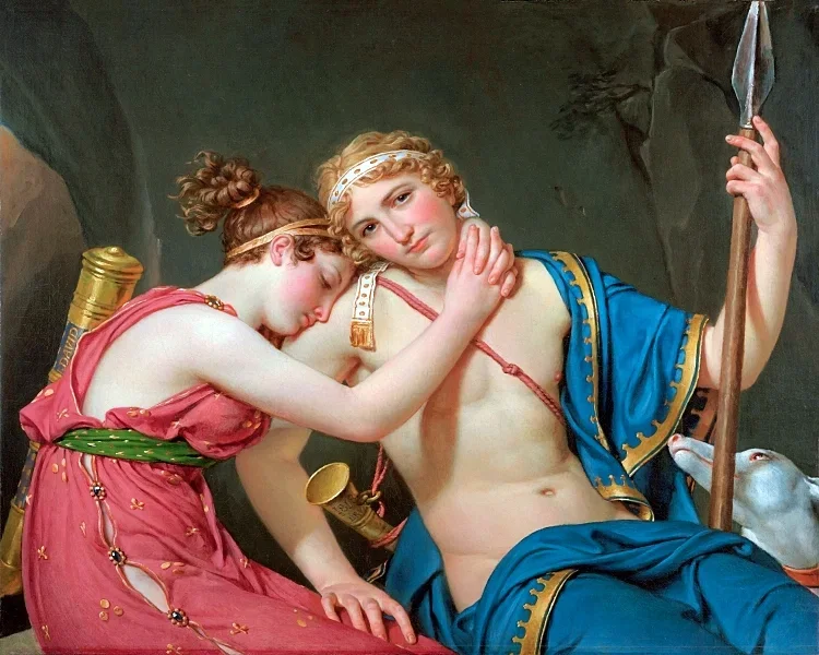 Der Abschied von Telemachos und Eucharis – 1818
