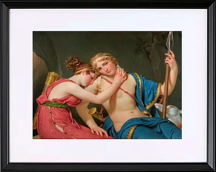 Der Abschied von Telemachos und Eucharis – 1818