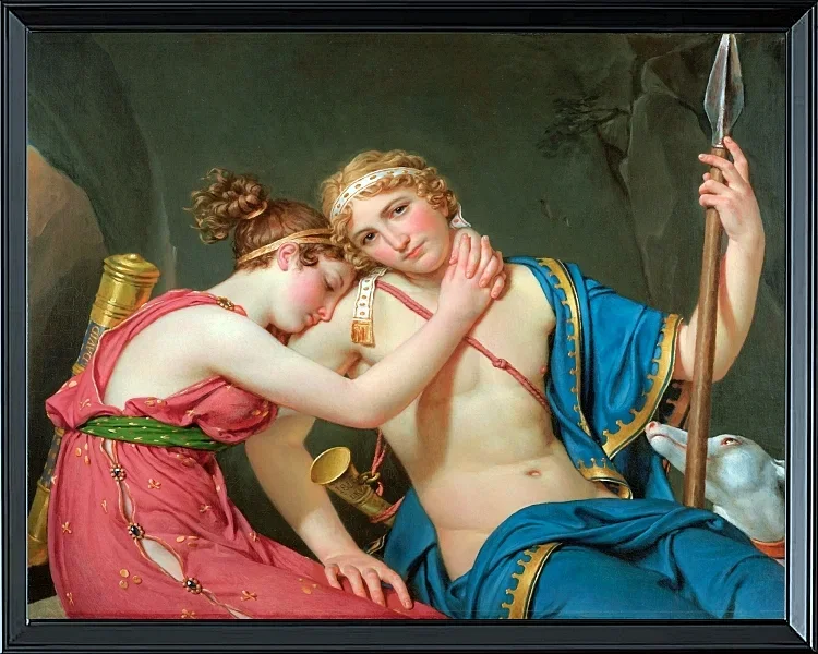 Der Abschied von Telemachos und Eucharis – 1818