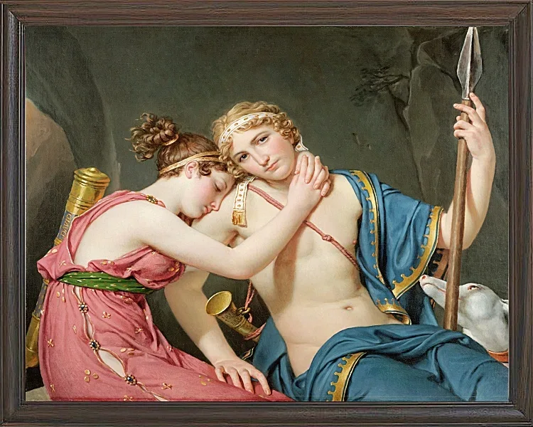 Der Abschied von Telemachos und Eucharis – 1818