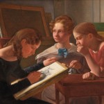 Die Schwestern des Künstlers; Alvilde, Ida und Henriette – 1827