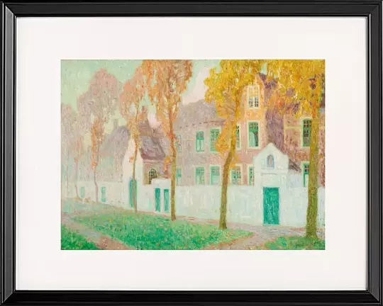 Der Beginenhof in Brügge – 1906