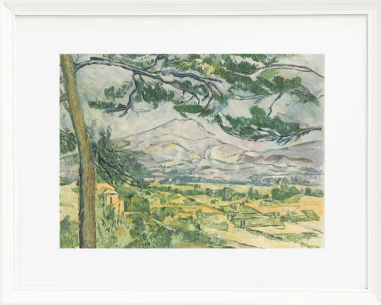 Sainte Victoire bjerget - 1887