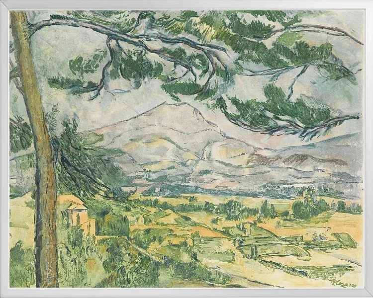 Sainte Victoire bjerget - 1887