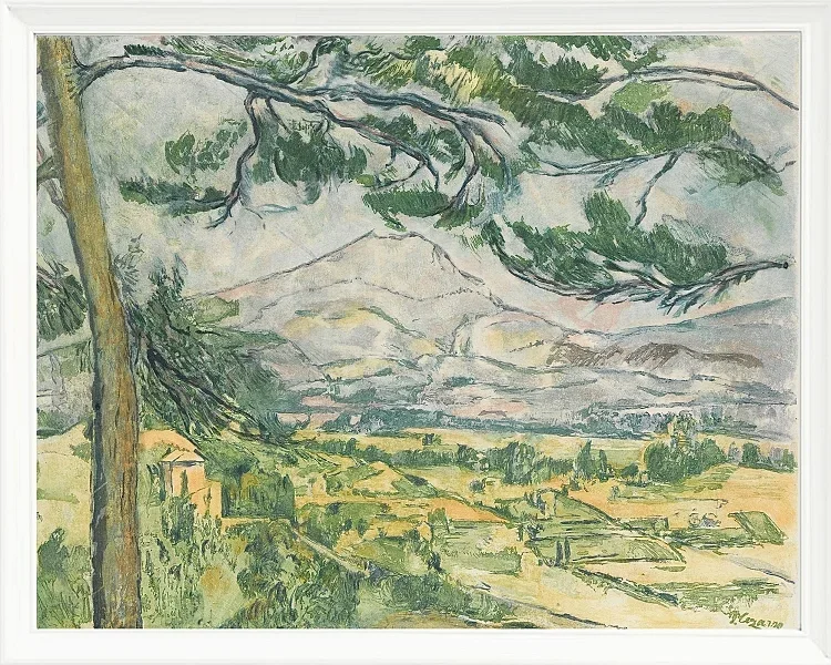 Sainte Victoire bjerget - 1887