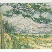 Sainte Victoire bjerget - 1887