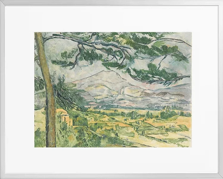 Sainte Victoire bjerget - 1887