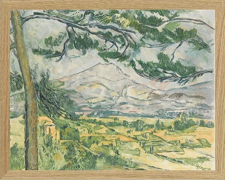 Sainte Victoire bjerget - 1887