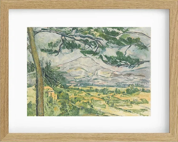 Sainte Victoire bjerget - 1887