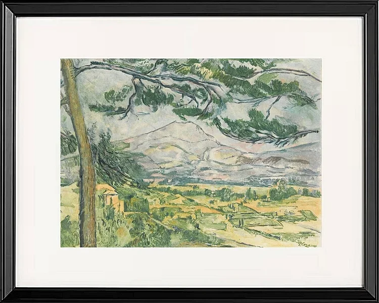Sainte Victoire bjerget - 1887