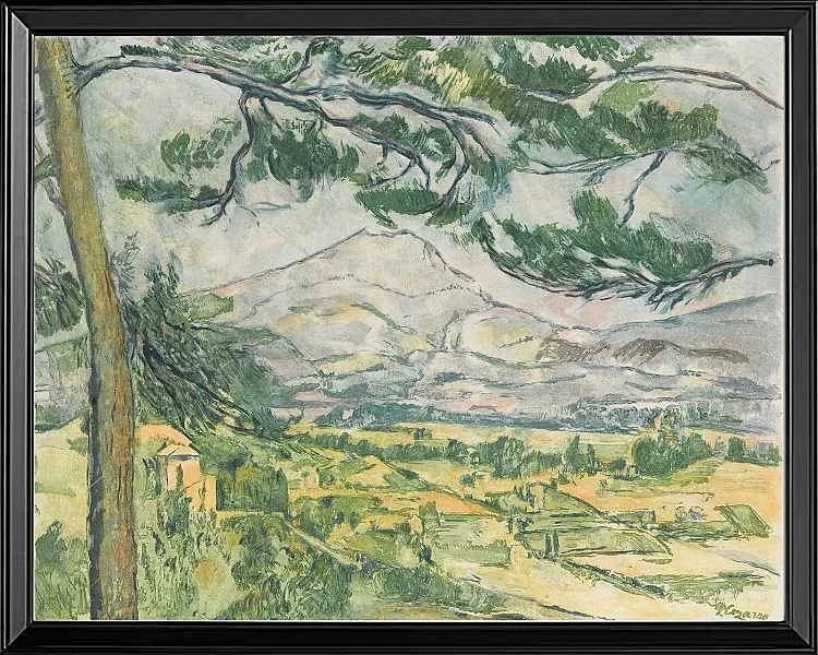 Sainte Victoire bjerget - 1887