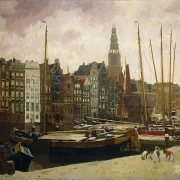 Der Damrak Amsterdam - 1903