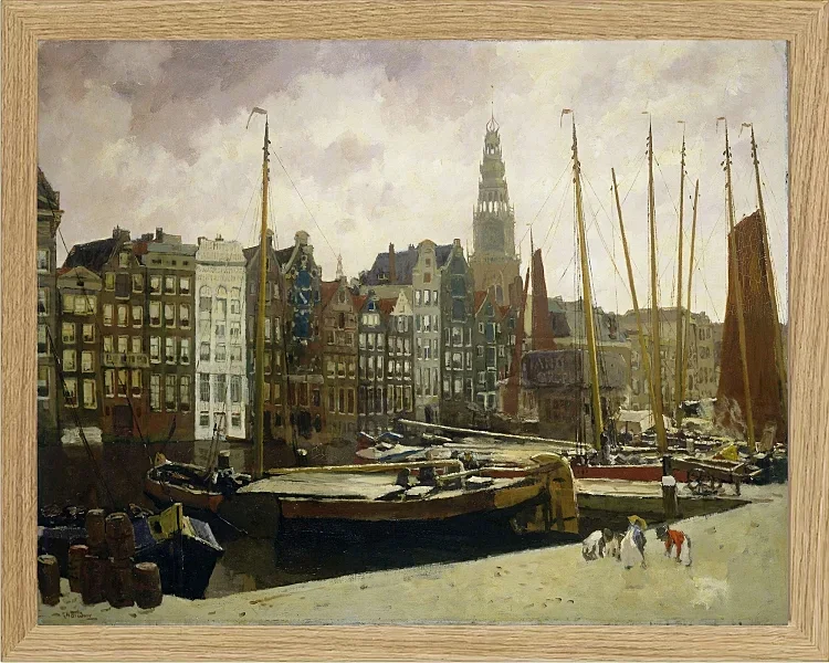 Der Damrak Amsterdam - 1903