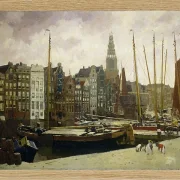 Der Damrak Amsterdam - 1903