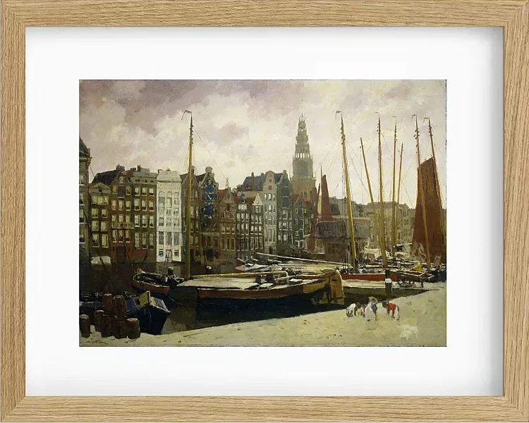 Der Damrak Amsterdam - 1903