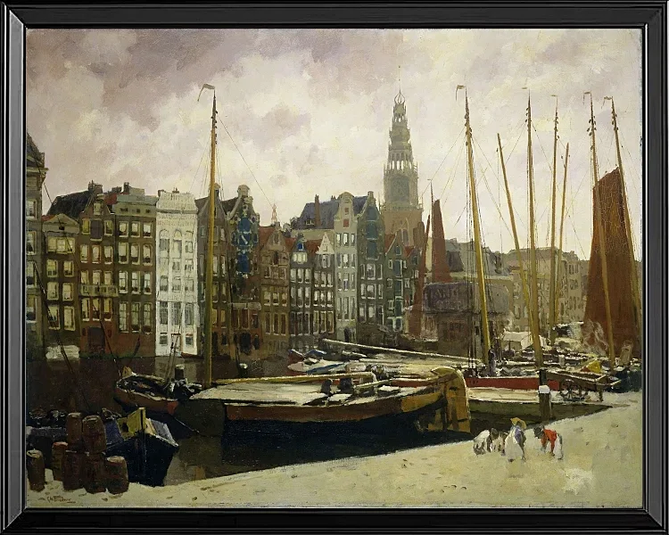 Der Damrak Amsterdam - 1903
