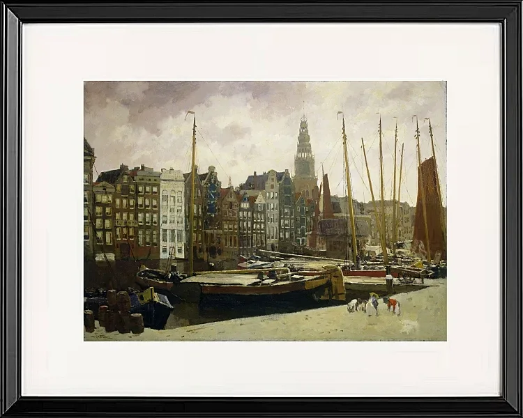 Der Damrak Amsterdam - 1903