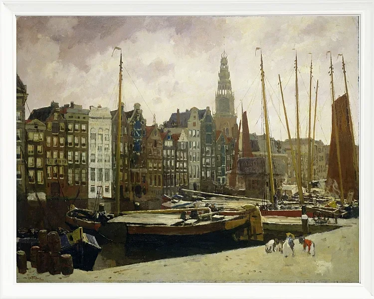 Der Damrak Amsterdam - 1903