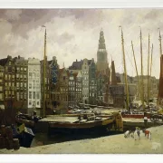 Der Damrak Amsterdam - 1903