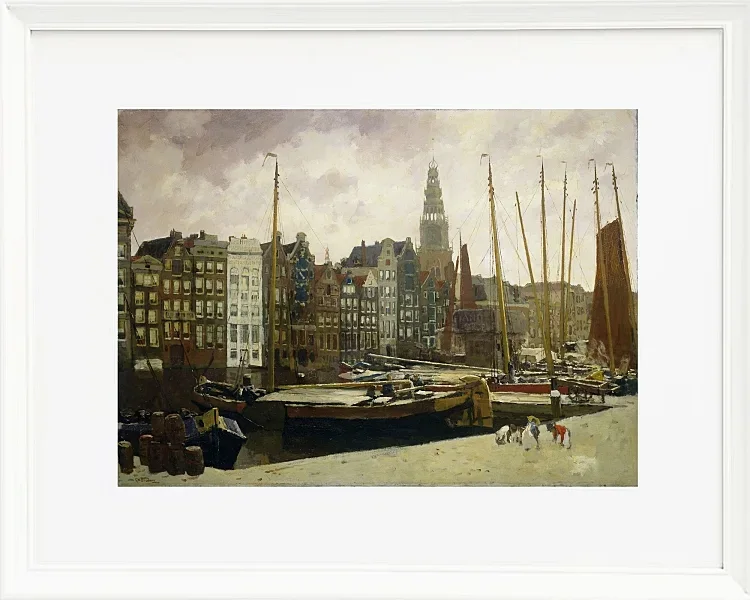 Der Damrak Amsterdam - 1903