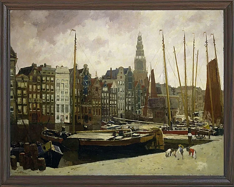 Der Damrak Amsterdam - 1903