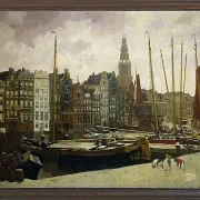 Der Damrak Amsterdam - 1903