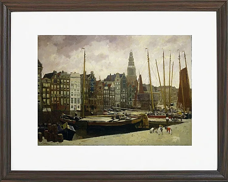 Der Damrak Amsterdam - 1903