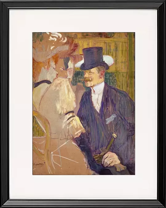 Der Engländer William Tom Warrener im Moulin Rouge - 1892