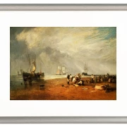 Der Fischmarkt am Hastings Beach – 1825