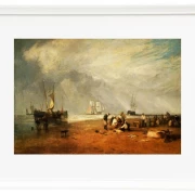 Der Fischmarkt am Hastings Beach – 1825