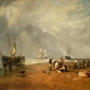 Der Fischmarkt am Hastings Strand - 1825