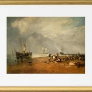 Der Fischmarkt am Hastings Strand - 1825