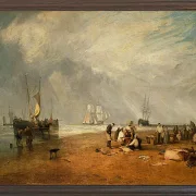 Der Fischmarkt am Hastings Strand - 1825